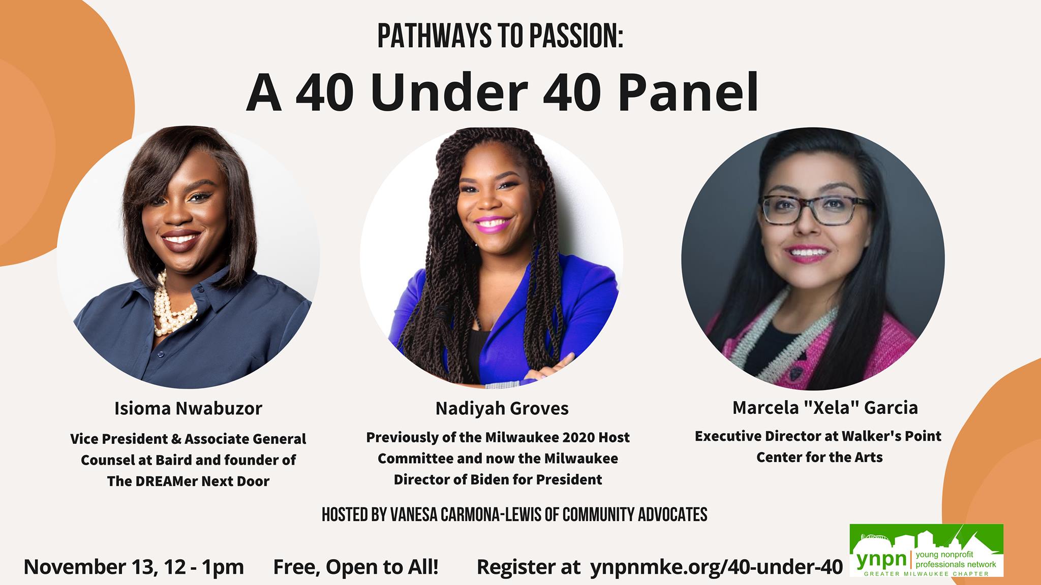 2020 40 Under 40 Panel - YNPN Milwaukee