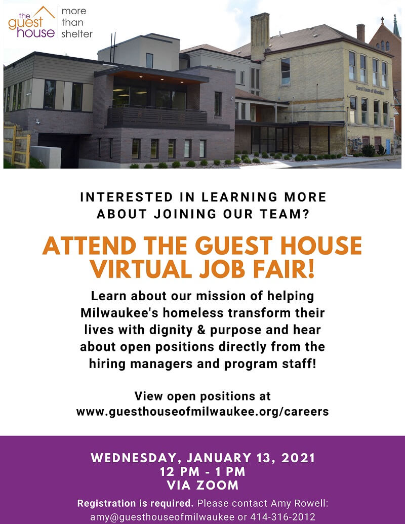 2021 January Guest House Virtual Job Fair